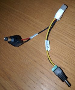 Molex wired to DC adapters